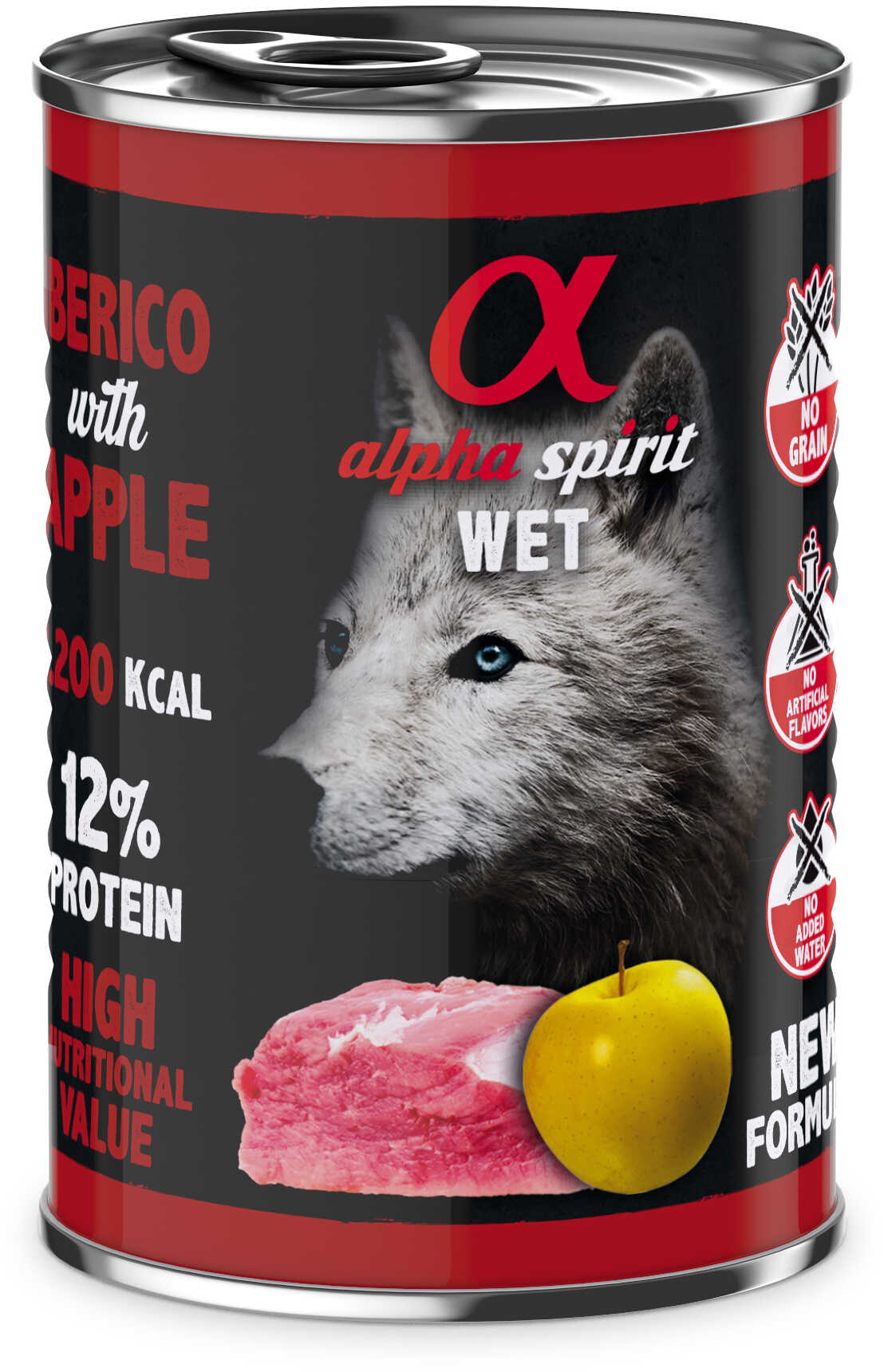 ALPHA SPIRIT WIEPRZOWINA Z JABŁKIEM 400g