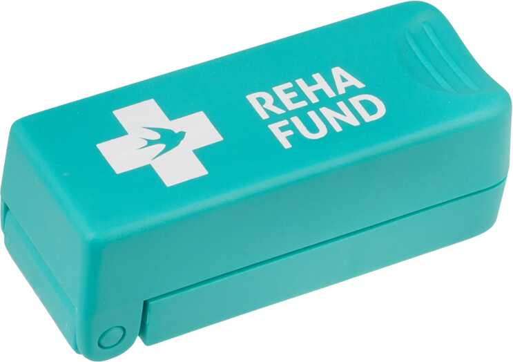 Przecinarka do tabletek - poręczny przyrząd do porcjowania leków Reha Fund (RF-358)