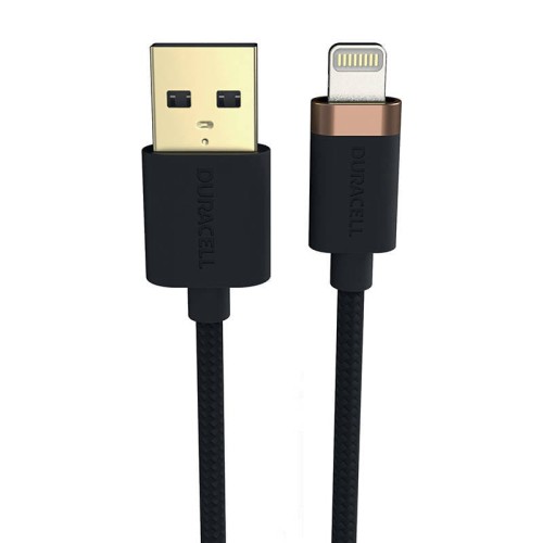 Duracell Kabel USB do Lightning 0.3m czarny