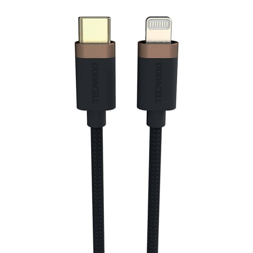 Duracell Kabel USB-C do Lightning 1m czarny