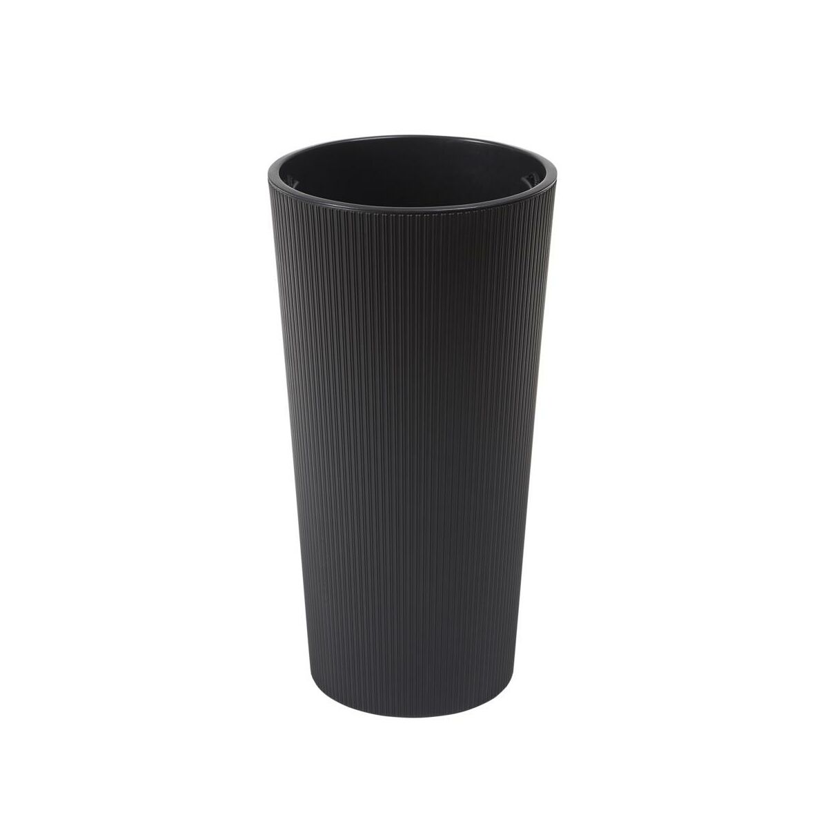Donica wysoka Lilia śr.25 cm czarna Lamela