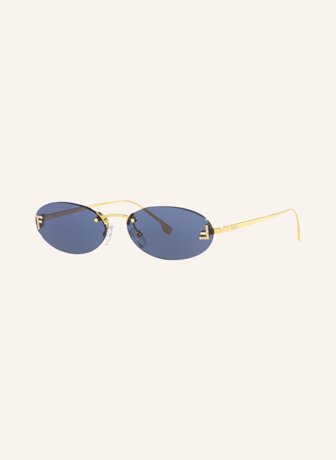 Fendi Okulary Przeciwsłoneczne fn000647 gold