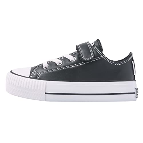 British Knights Kaya Low dziewczęce sneakersy z niskim stanem, Schwarz Weiss, 33 EU