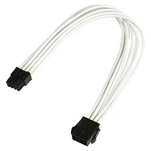 Nanoxia Przedłużacz 6-Pin PCI-E 30 cm biały NX6PV3EW