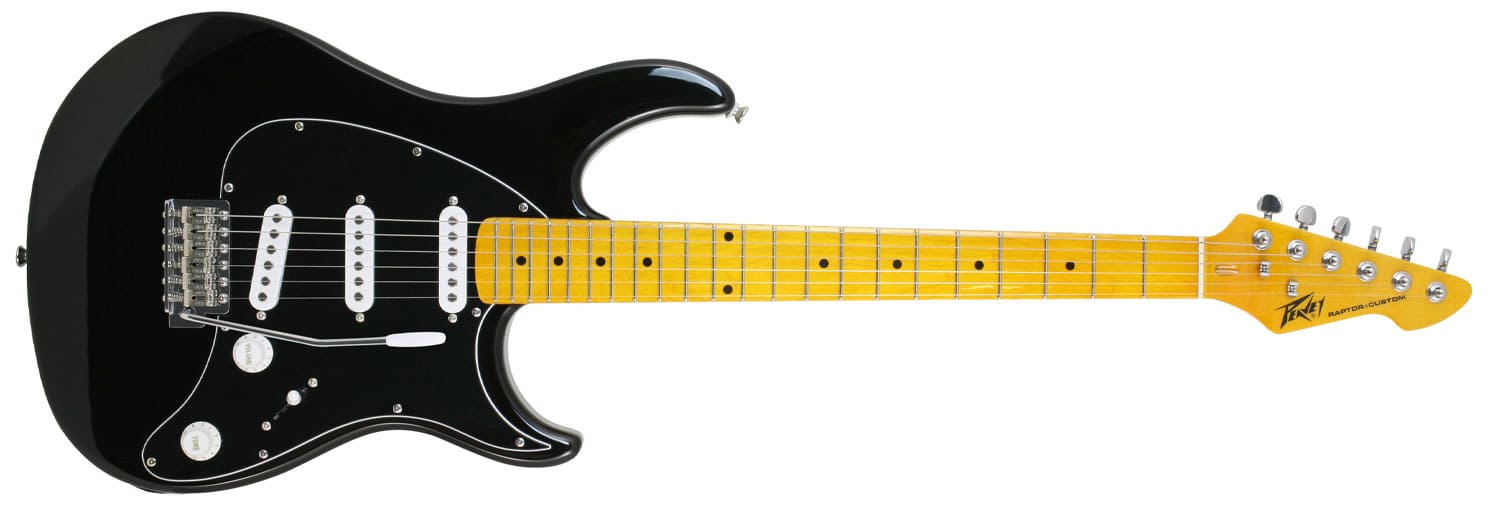 ‌Peavey Raptor Custom Black - gitara elektryczna ♦ 30 DNI NA ZWROT ♦ GWARANCJA DOOR-TO-DOOR ♦ SZYBKA WYSYŁKA