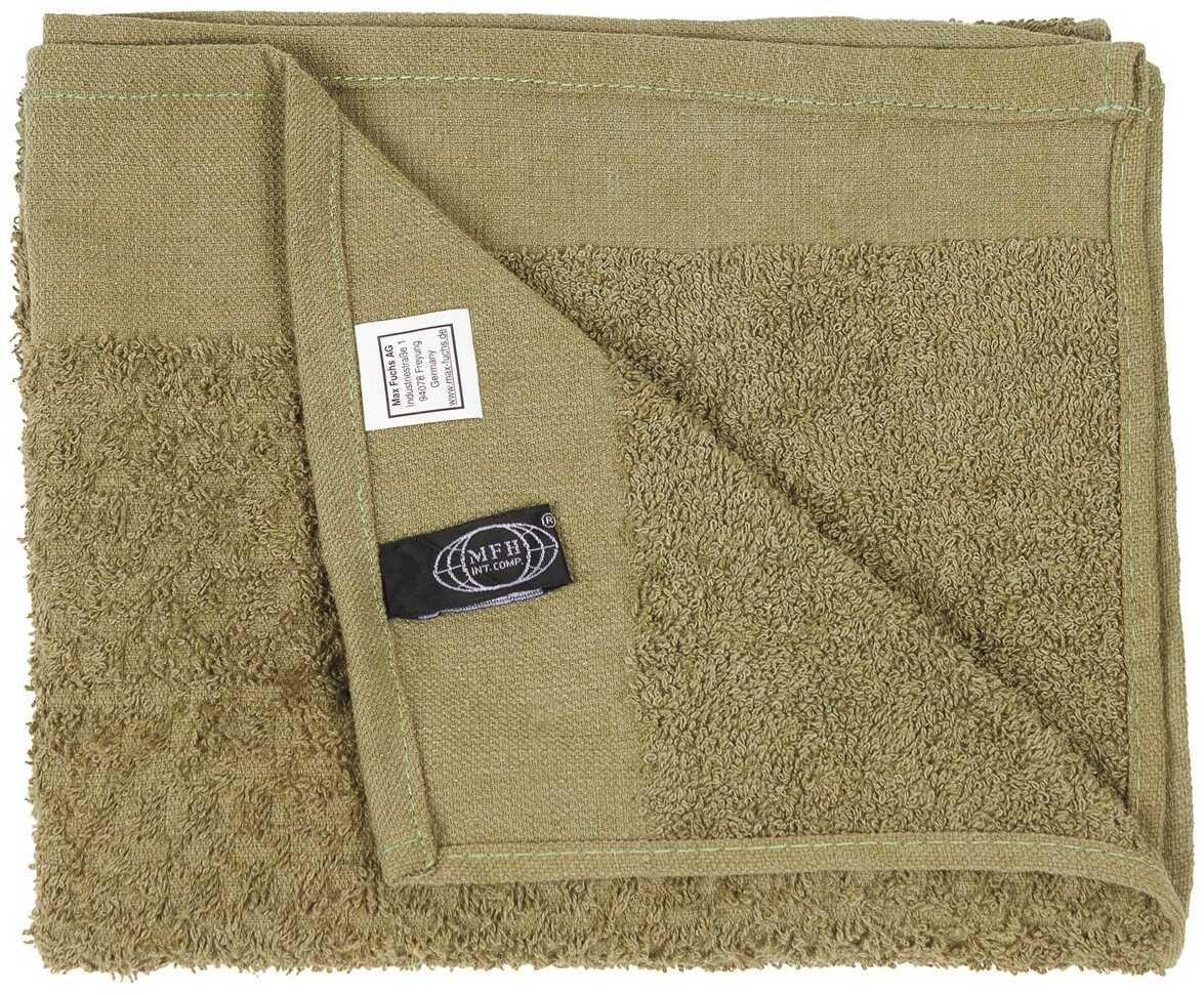 Ręcznik bawełniany MFH BW Towel Terry Olive - 90 x 45 cm (16030B)