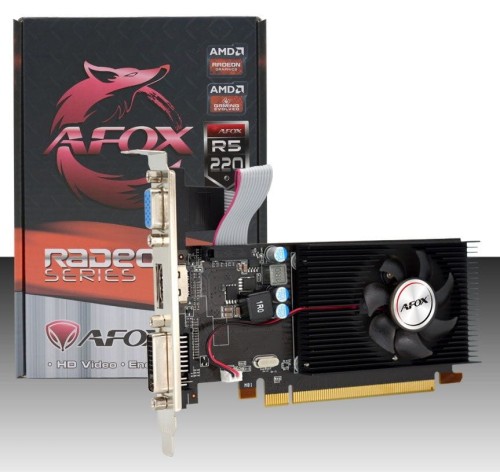 RADEON R5 220 1GB DDR3 64BIT DVI HDMI VGA LP AFR5220-1024D3L5