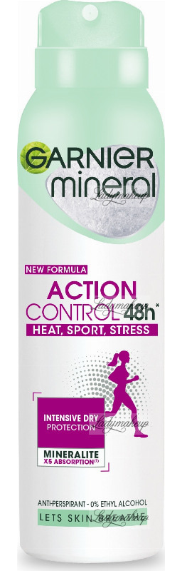 GARNIER - Mineral - ActionControl+ 48h - Anti-Perspirant - Antyperspirant w sprayu dla kobiet - 150 ml