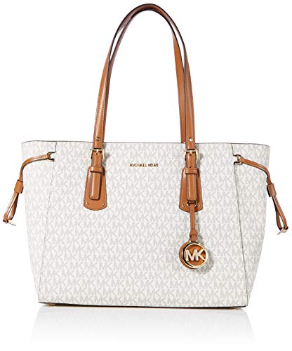 Michael Kors Damska torba Voyager Shoulder Bag, 16 x 26 x 42 cm (szer. x wys. x głęb.), beżowy (wanilia), 16x26x42 cm (B x H x T)
