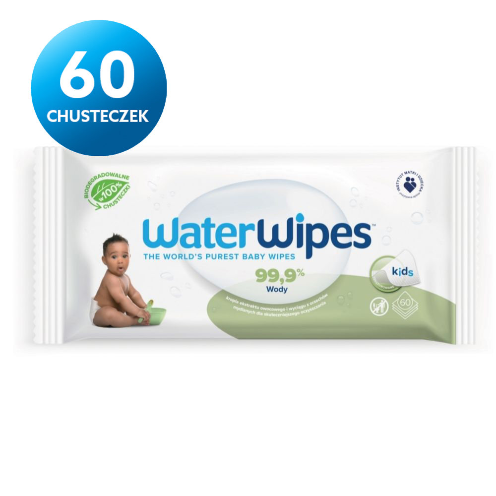 ECO AND MORE SP.ZO.O. ECO AND MORE SP.ZO.O WaterWipes BIO Kids Soapberry chusteczki nasączane wodą z dodatkiem orzechów mydlanych x 60 szt