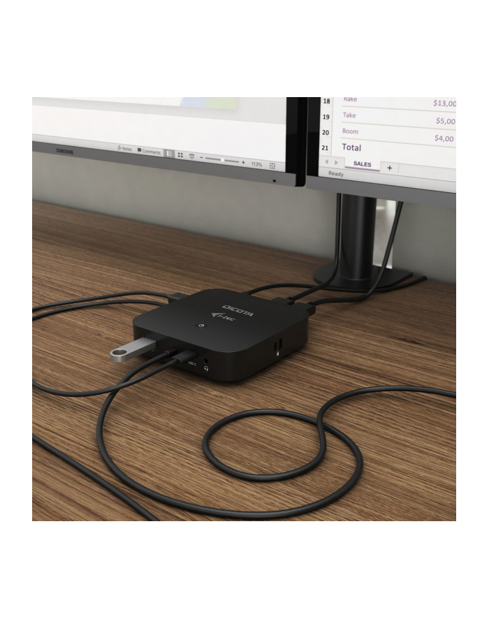 dicota Stacja dokująca USB-C 11-in-1 5K HDMI/DP PD 100W