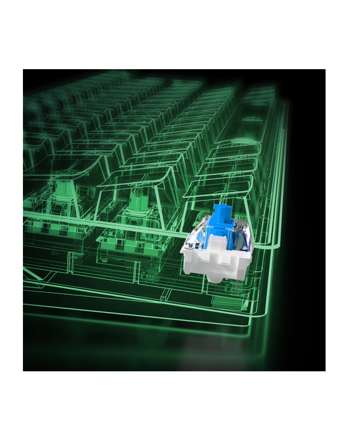 D-E layout - Sharkoon SKILLER SGK50 S4, gaming keyboard Kolor: BIAŁY/Kolor: CZARNY, Kailh Blue