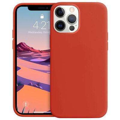 CRONG Crong Color Cover - Etui iPhone 12 Pro Max (czerwony) CRG-COLR-IP1267-RED