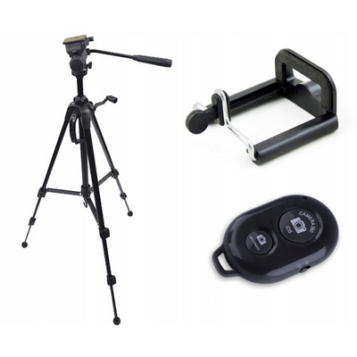 Fancier Statyw  4w1 Wysoki Statyw Pilot Uchwyt Na Telefon Selfie 170cm SB5703
