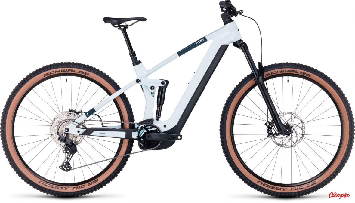 Rower elektryczny Cube Stereo Hybrid 140 HPC Pro 750 29 frostwhite´n´grey 2023