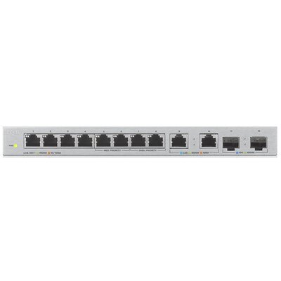 Zyxel Przełącznik niezarządzalny XGS1010-12-ZZ0101F 8-Port GbE1G + 2-Port 2.5G + 2-Port SFP+
