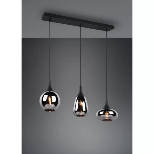 Trio Mela 313100531 lampa wisząca zwis 5x25W E14 biała