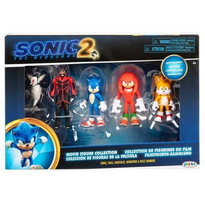 Figurka Sonic 2 The Hedgehog The Movie Zestaw Figurek z Filmu Knuckles Tails Robotnik