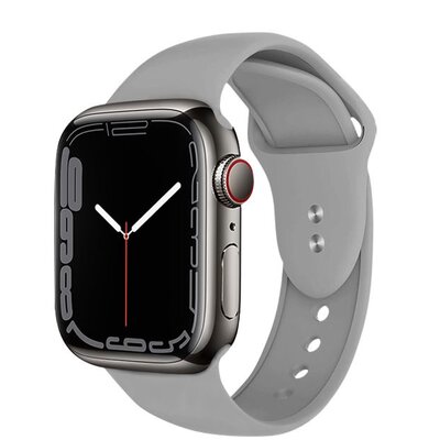 CRONG Pasek Liquid do Apple Watch 42/44/45 mm (szary)