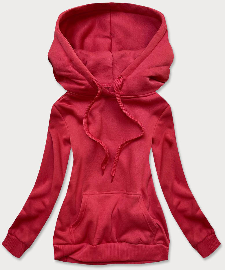 DAMSKA BLUZA DRESOWA CZERWONA (W02-20) - J.STYLE