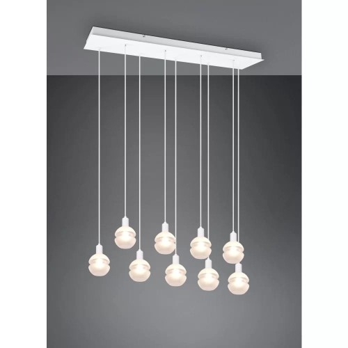 Mela lampa wisząca 9-punktowa biała 313100931