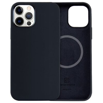Crong Crong Color Cover MagSafe Etui Obudowa do iPhone 12 Pro Max (Black) CRG-COLRM-IP1267-BLK