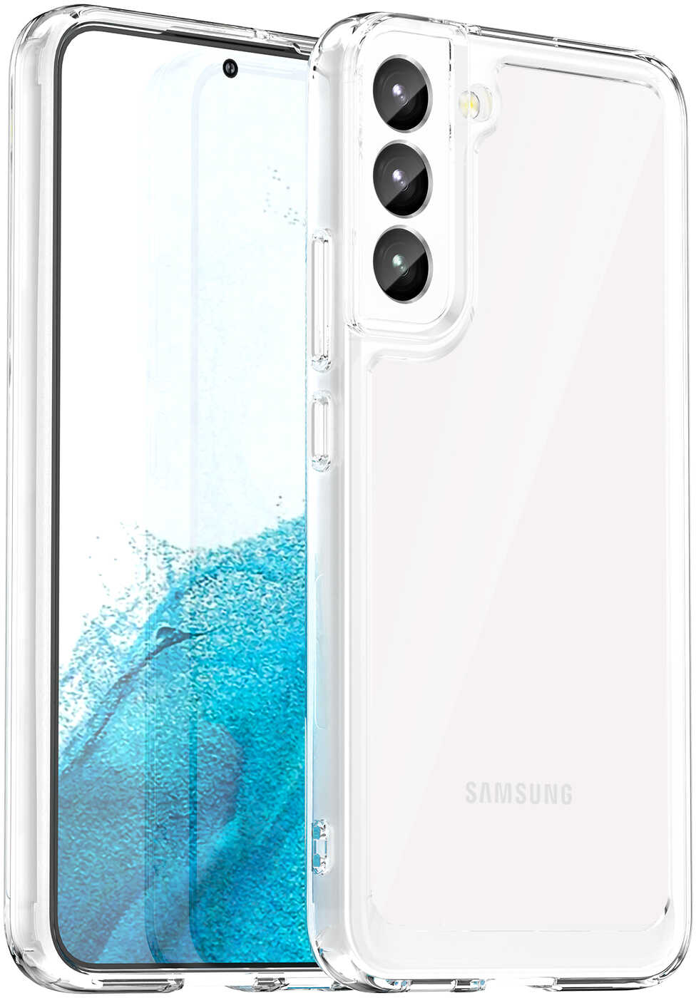 Hurtel Outer Space Case etui Samsung Galaxy S23+ pokrowiec z elastyczną ramką przezroczyste