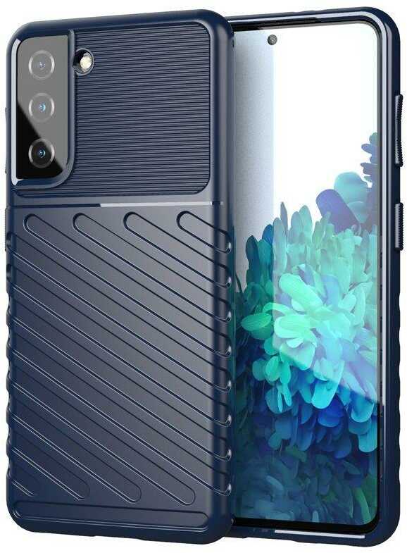 Hurtel Thunder Case etui Samsung Galaxy S23+ silikonowy pancerny pokrowiec niebieskie