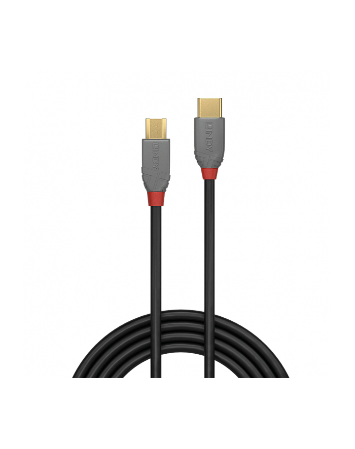 Lindy Kabel Usb 2.0 Typ C Micro B Anthra Line 1M (Ly36891)