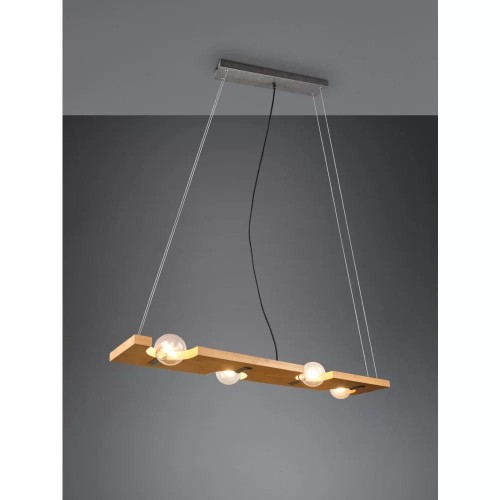 Tailor lampa wisząca drewniana 314300430 Trio