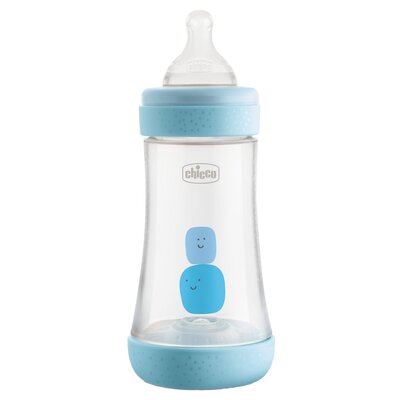 Chicco 122035 BUTELKA PERFECT5 240ML CHŁOPCZYK 2+
