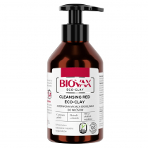 Lbiotica Biovax czerwona myjąca ekoglinka do włosów 200 ml