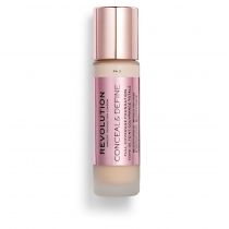 Makeup Revolution London London Conceal & Define podkład 23 ml dla kobiet F4,5