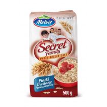 Melvit SECRET FAMILY PŁATKI OWSIANE PEŁNOZIARNISTE 500G