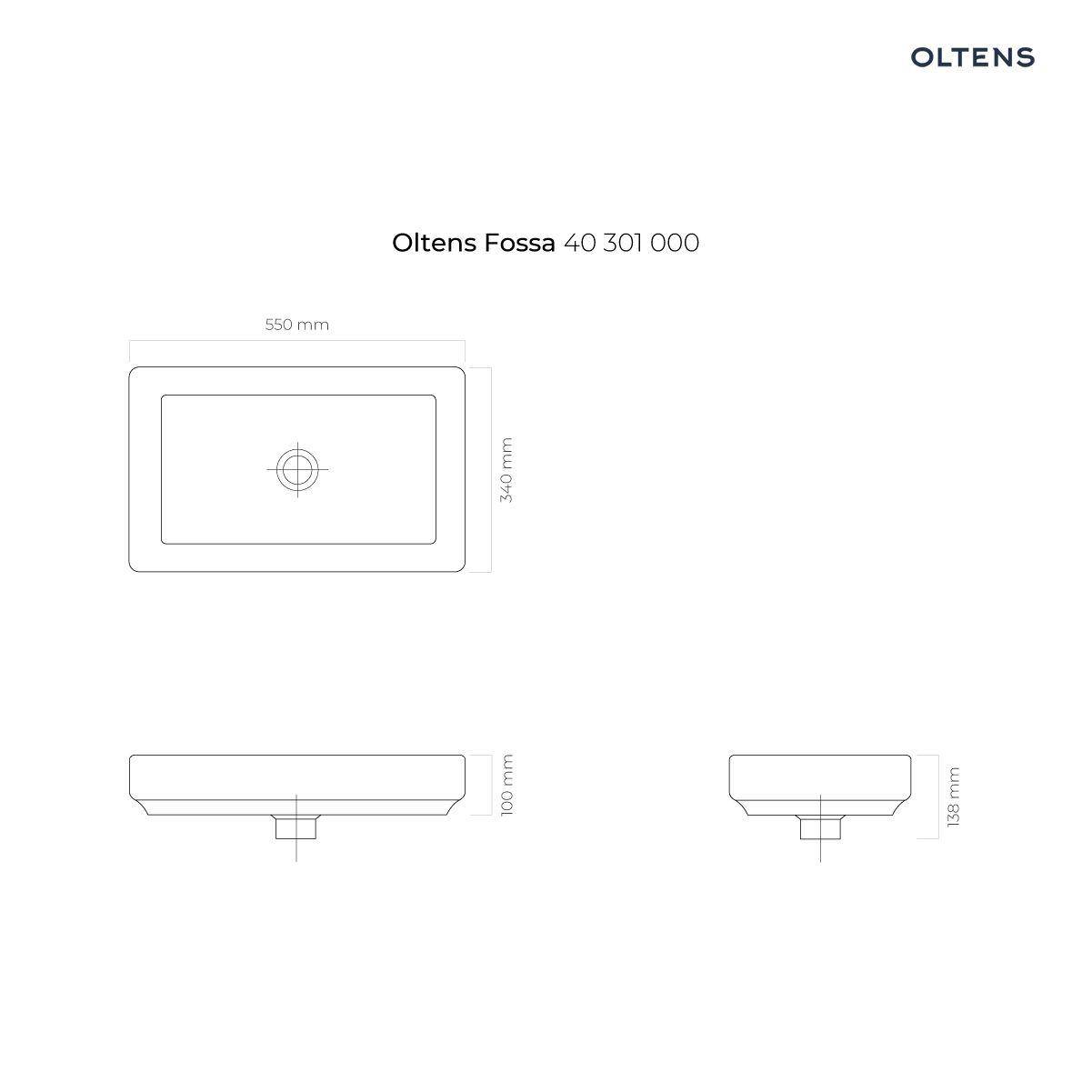 Oltens Fossa  55x34 40301000