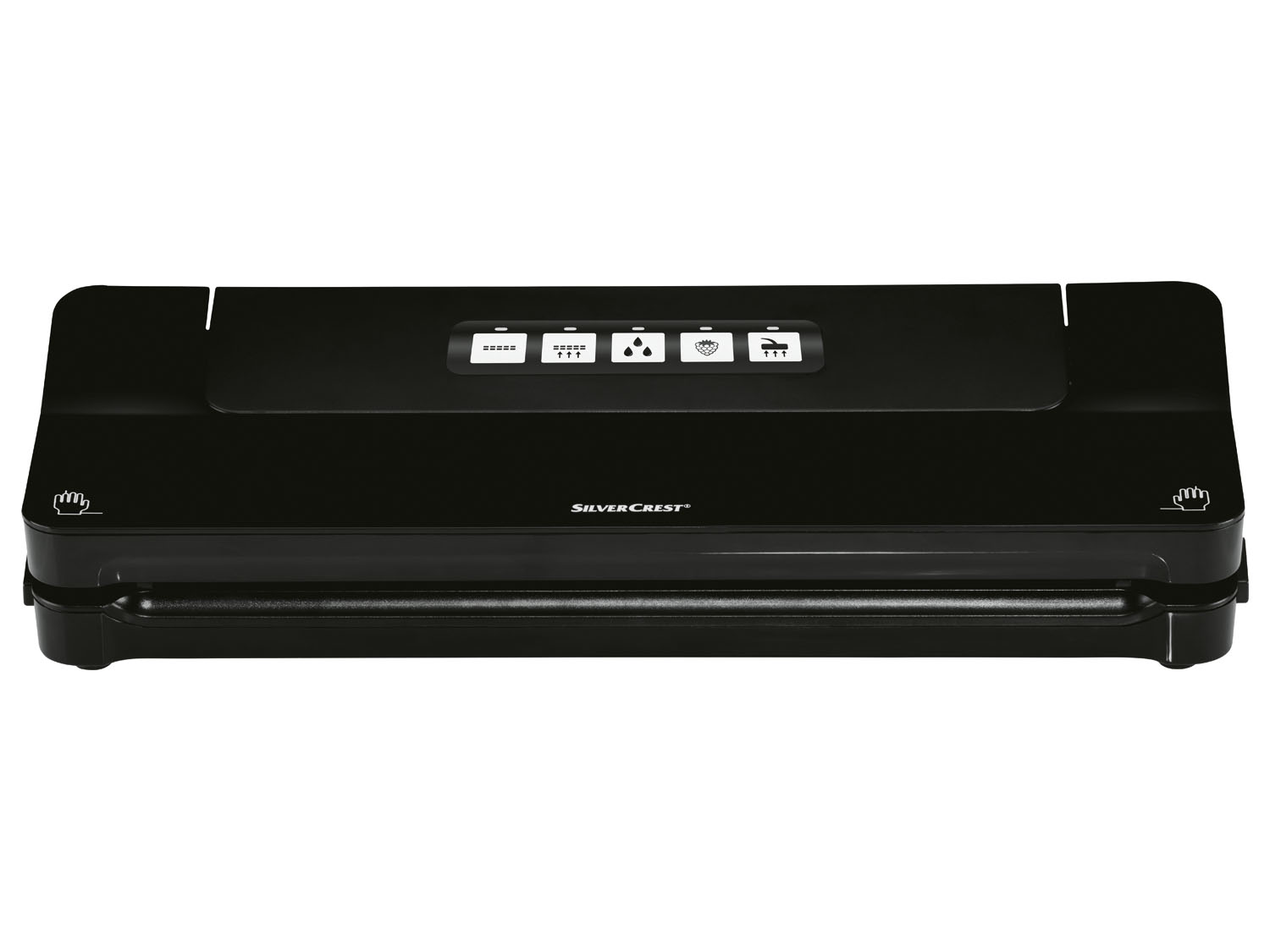 SILVERCREST Zgrzewarka do pakowania próżniowego SV 125 C3, z rolką folii w zestawie, 125 W (Czarny)