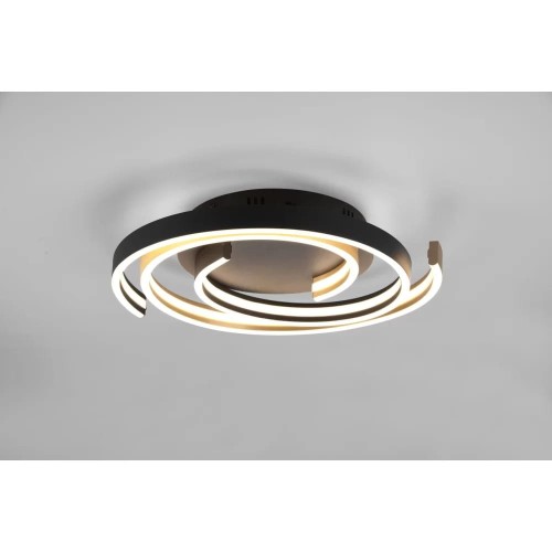 Caya LED lampa wisząca 2-punktowa czarna/mosiądz 641910208