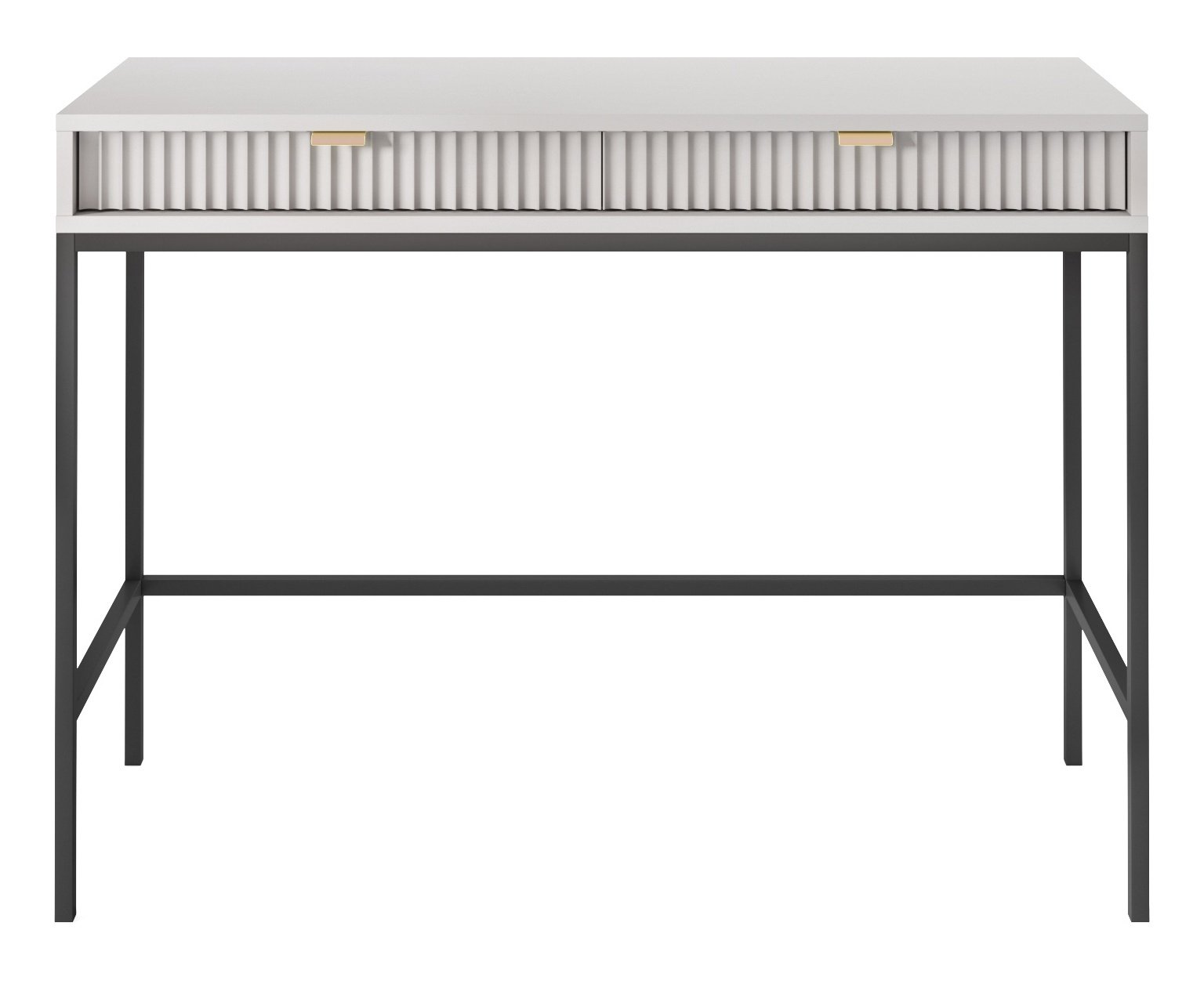 Toaletka Delicious ryflowana szara