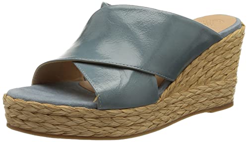 Unisa Damskie sandały mekina gara espadryle klin, Dżinsy, 37.5 EU