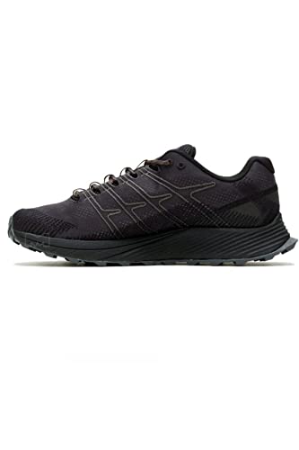 Merrell Męskie trampki Moab Flight, czarne/asfaltowe, 42, Czarny asfalt, 44 EU