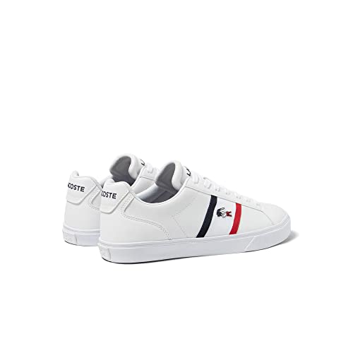 Lacoste 45CMA0055, Vulcanized Trampki męskie, WHT/NVY/RE, 46 EU, Wht Nvy Re, 46 EU