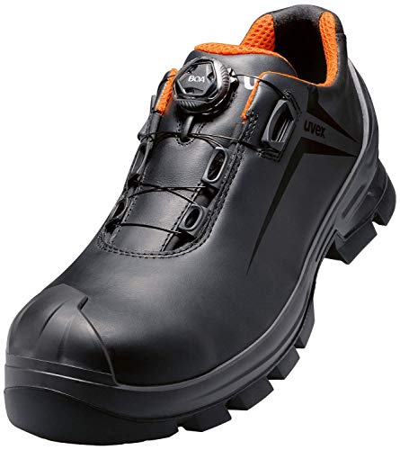 Uvex Unisex 2 Vibram buty przeciwpożarowe, czarny pomarańczowy - 39 eu
