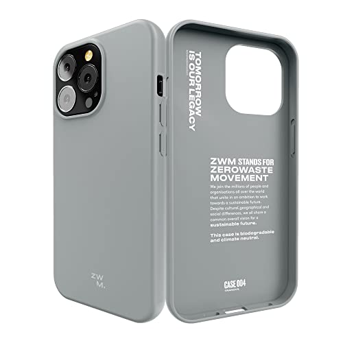 Etui na telefon iPhone 13 Pro, Ekologiczny Futerał na telefon, Cienki i Ochronny, w 100% Roślinny materiał, Kompostowalny i Biodegradowalny - ZWM™ TRANQUIL DESIGN