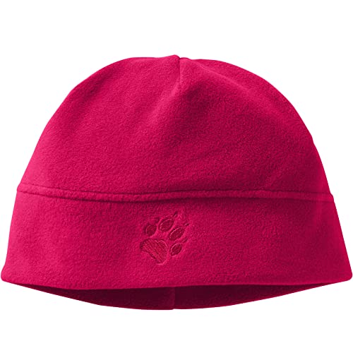 Jack Wolfskin Unisex Real Stuff czapka beanie, różowa Dahlia, jeden rozmiar