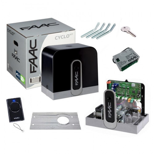 FAAC Zestaw CYCLO C720 24V BASIC do bram przesuwnych do 400 kg