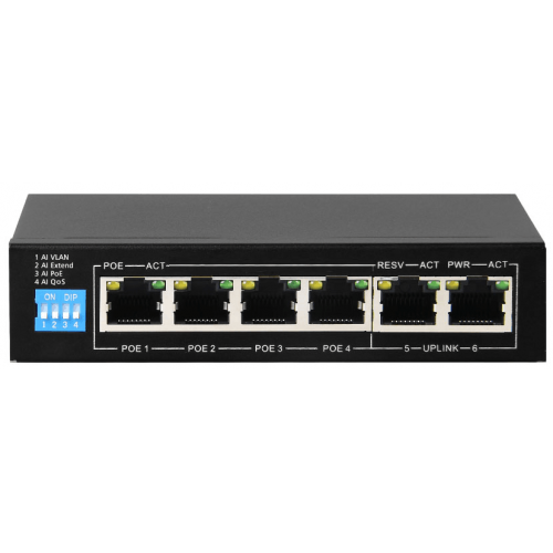 Nice Switch PoE 4-portowy do systemu BLUE