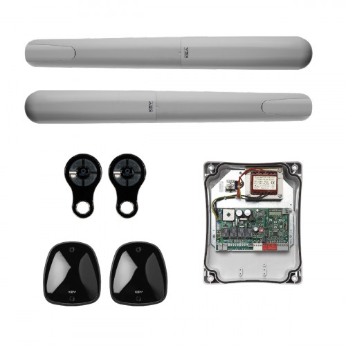 KEY Zestaw RAY do bram dwuskrzydłowych 24V o długości skrzydła do 3 m