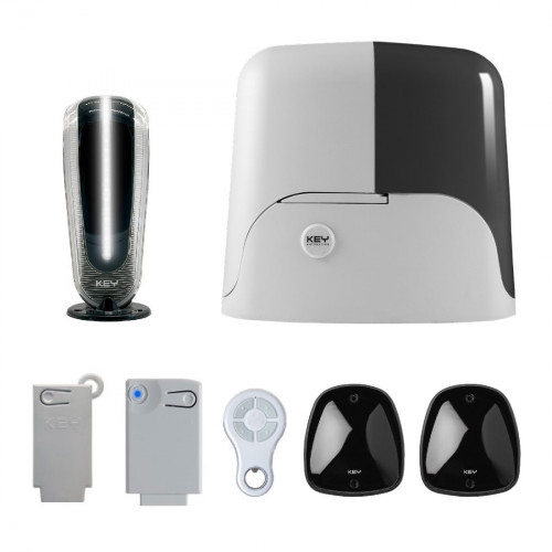 KEY Zestaw SUN do bram przesuwnych 24V do 700 kg z Night Light System