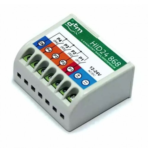 DTM System Nadajnik 24V HID24 868, 4-kanałowy do wbudowania / sensor Chrono