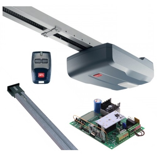 BFT Zestaw głowicy napędu BOTTICELLI BT A 650 24V do bram garażowych segmentowych o sile uciągu 60 kg do 10 m² + szyna z łańcuchem o dł. 3500 mm